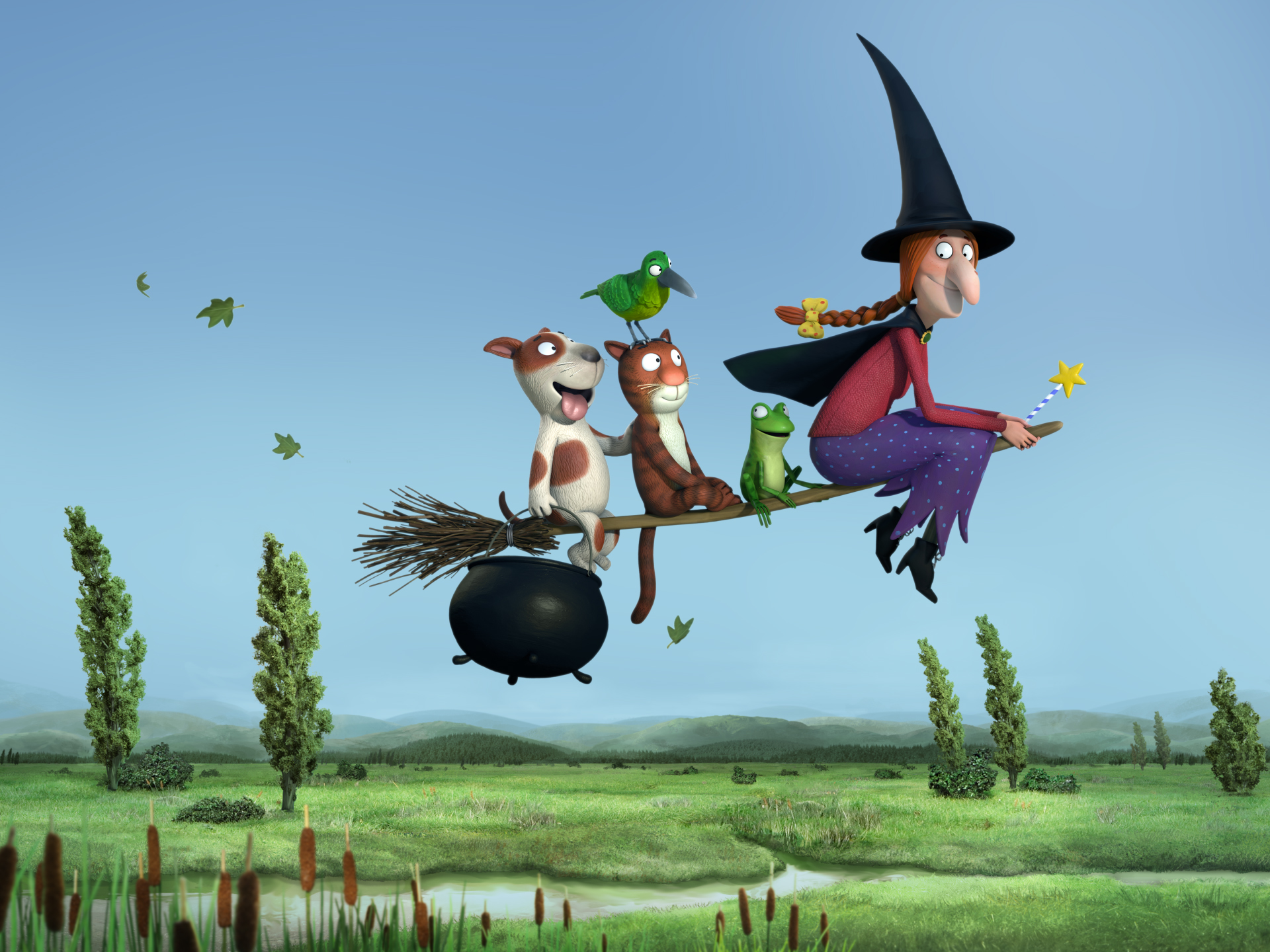 Room On The Broom - Room On The Broom Bbc - HD Wallpaper 