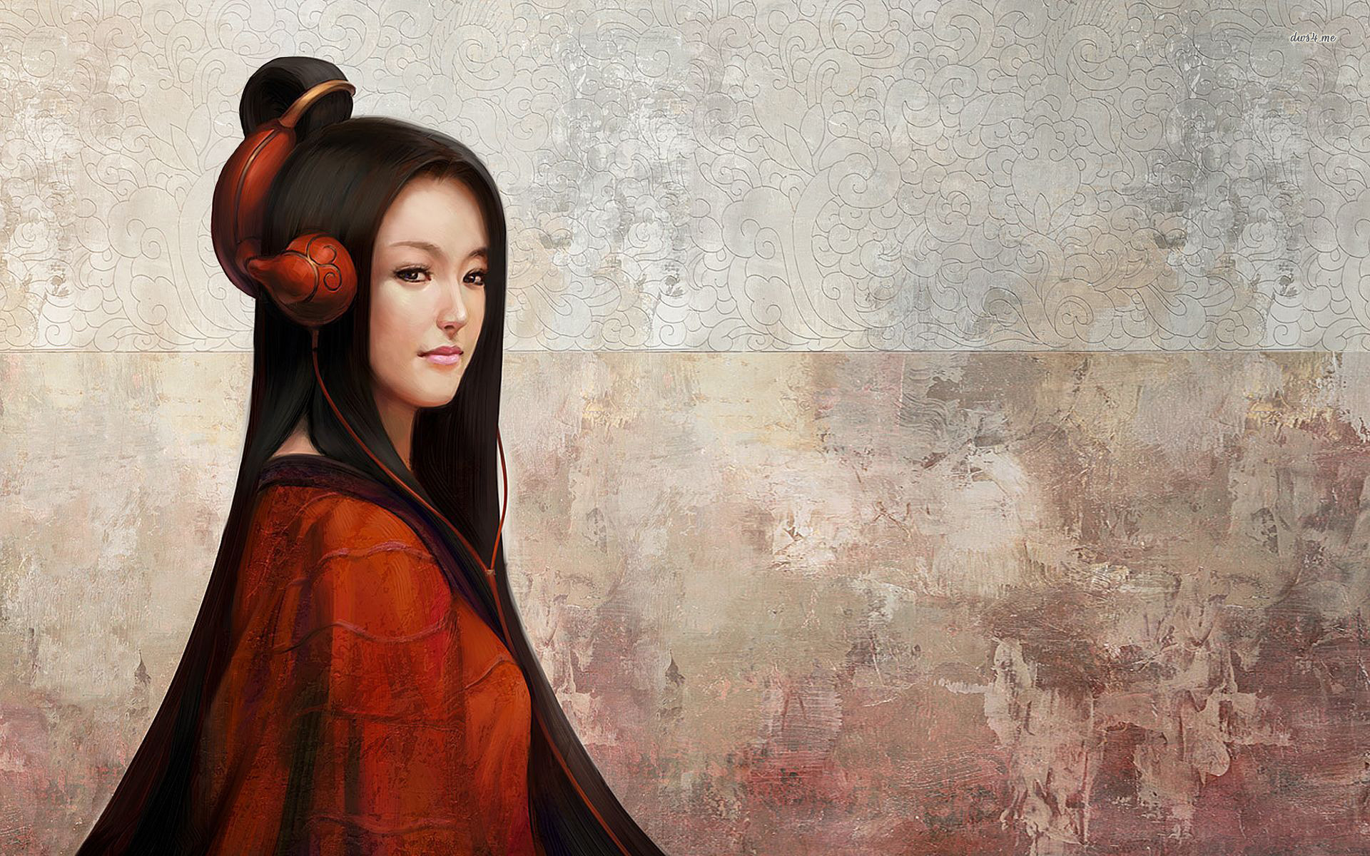 Geisha Girl - HD Wallpaper 