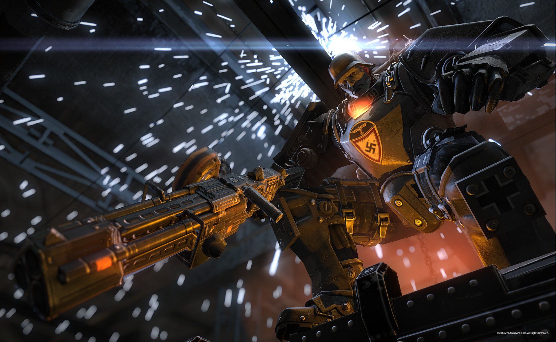 Wolfenstein The New Order Tripod - HD Wallpaper 