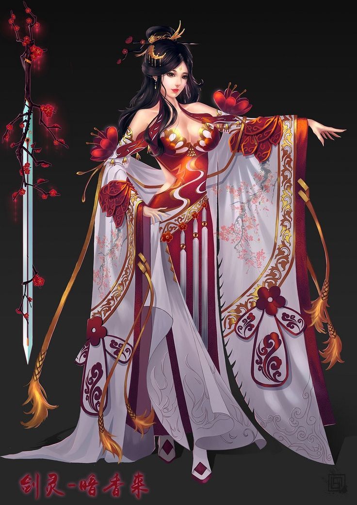 Fantasy Chinese Outfit Female - HD Wallpaper 