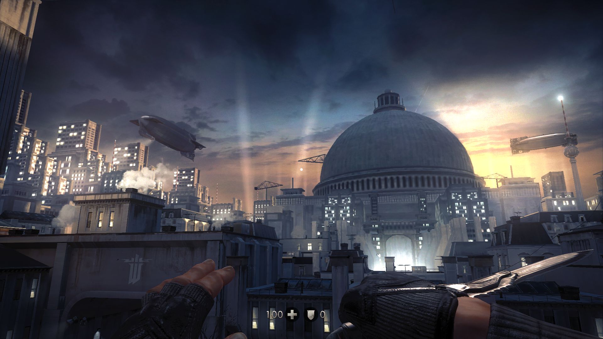 Wolfenstein The New Order City - HD Wallpaper 