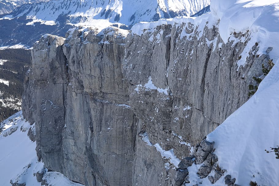 Abyss, Rock, Steep, Dangerous, Rock Wall, Door Corner, - Rock Abyss - HD Wallpaper 