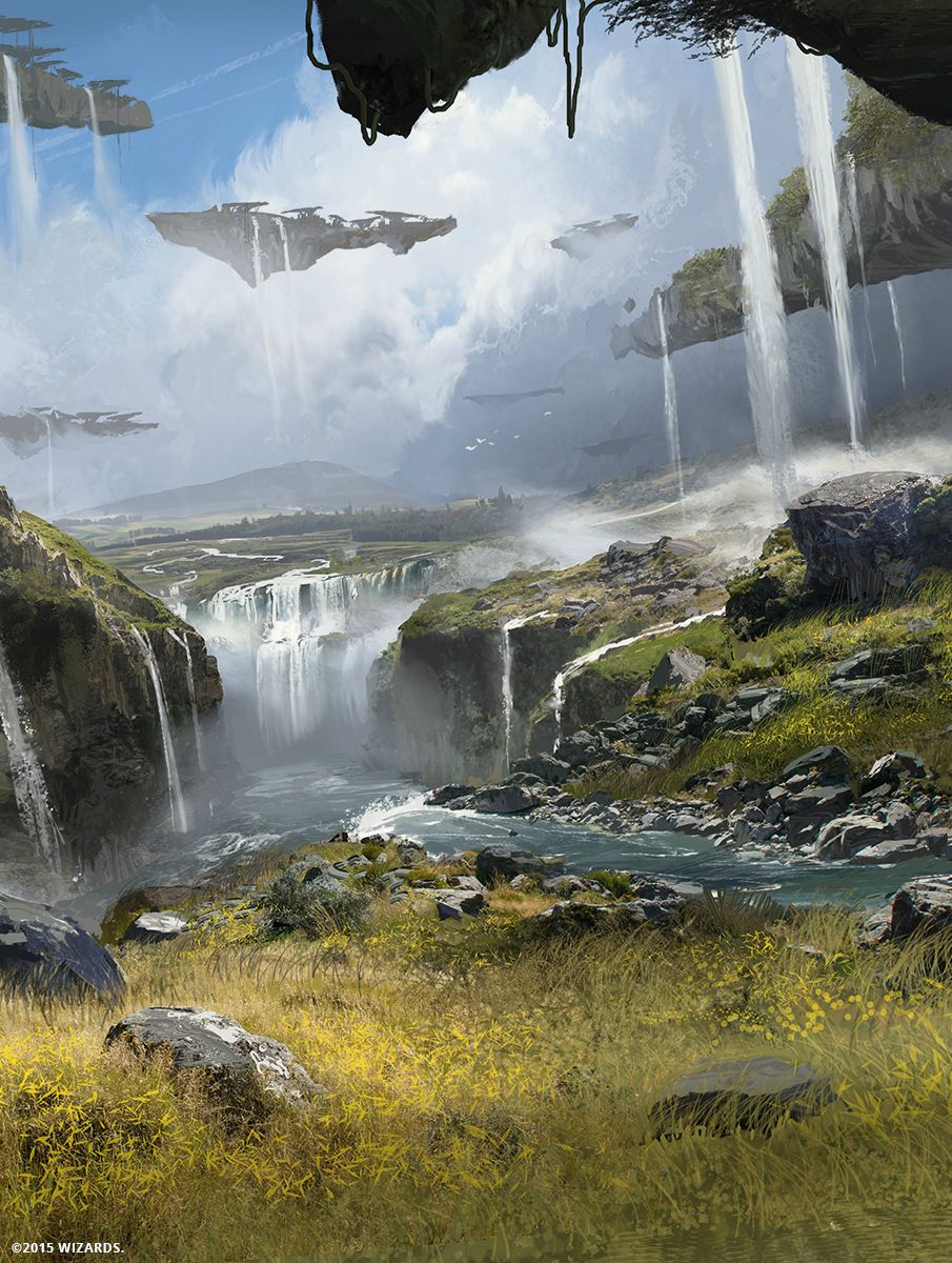Mtg Prairie Stream Art - HD Wallpaper 