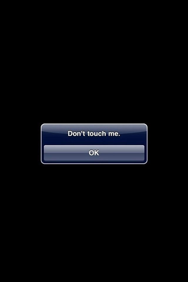 Funny Home Wallpaper - Don T Touch Me - HD Wallpaper 