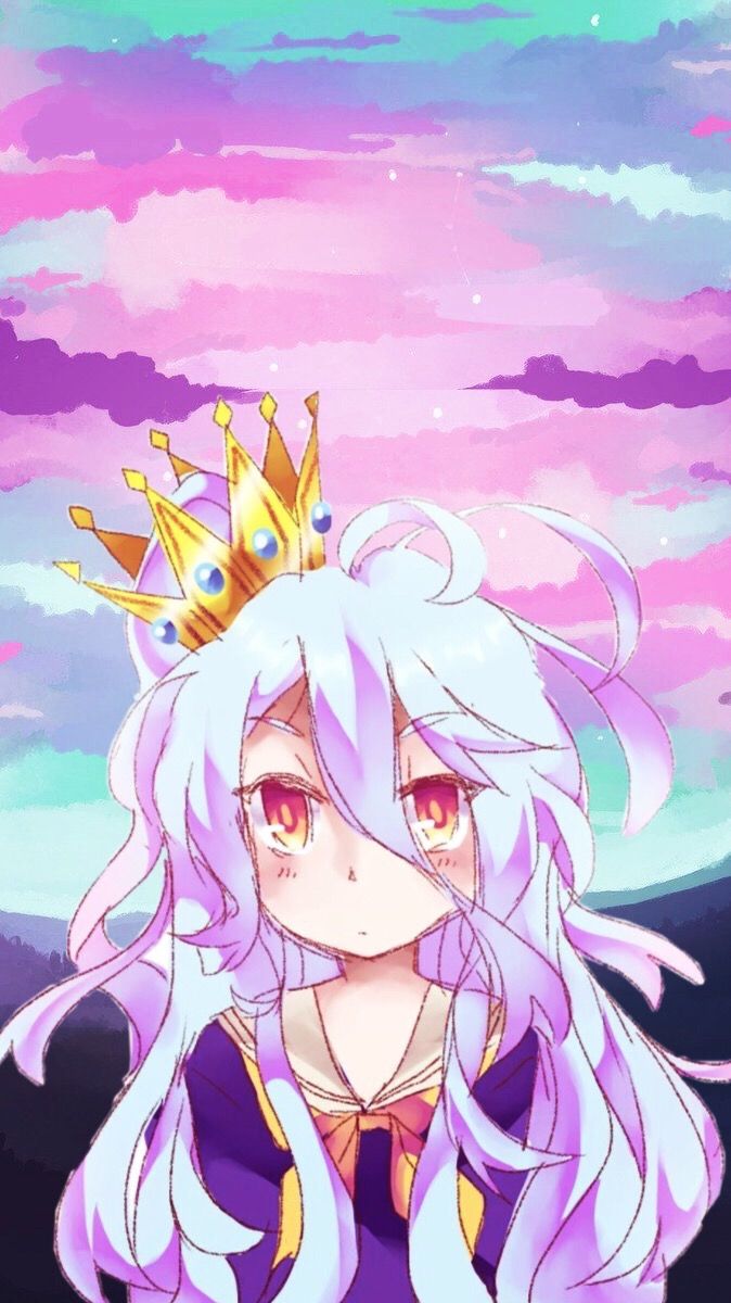 #nogamenolife #shiro #anime #animegirl #animewallpaper - Background Of Phone - HD Wallpaper 