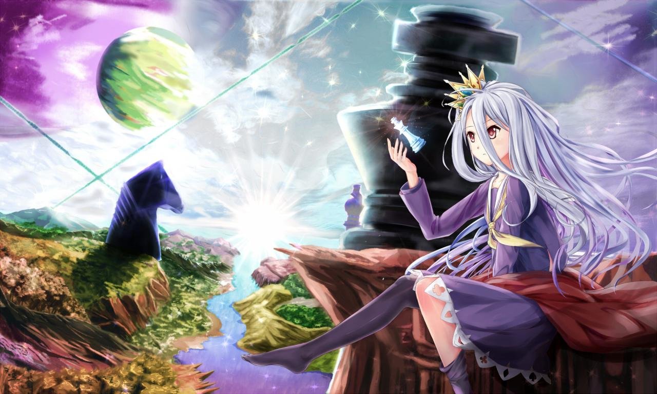 Awesome Shiro Free Wallpaper Id - No Game No Life Awesome - HD Wallpaper 