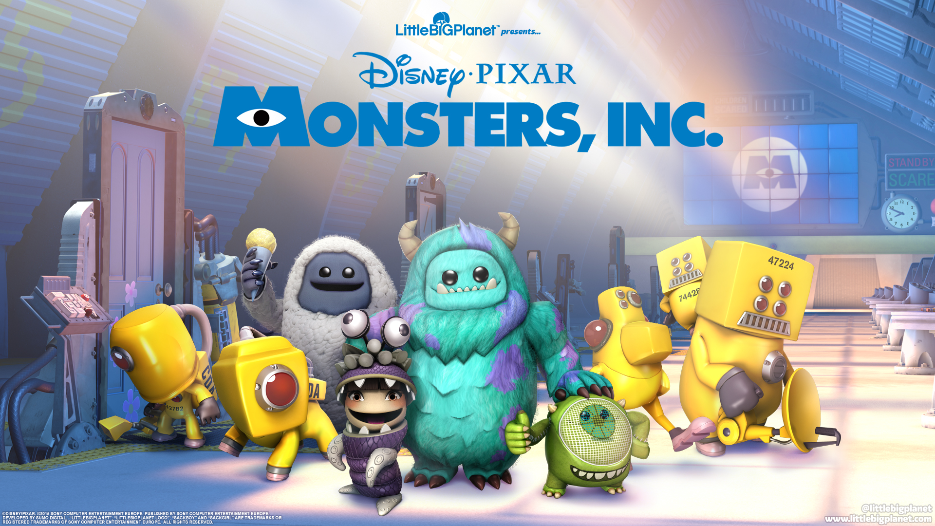 Disney - Pixar's Monsters Inc 3d - HD Wallpaper 
