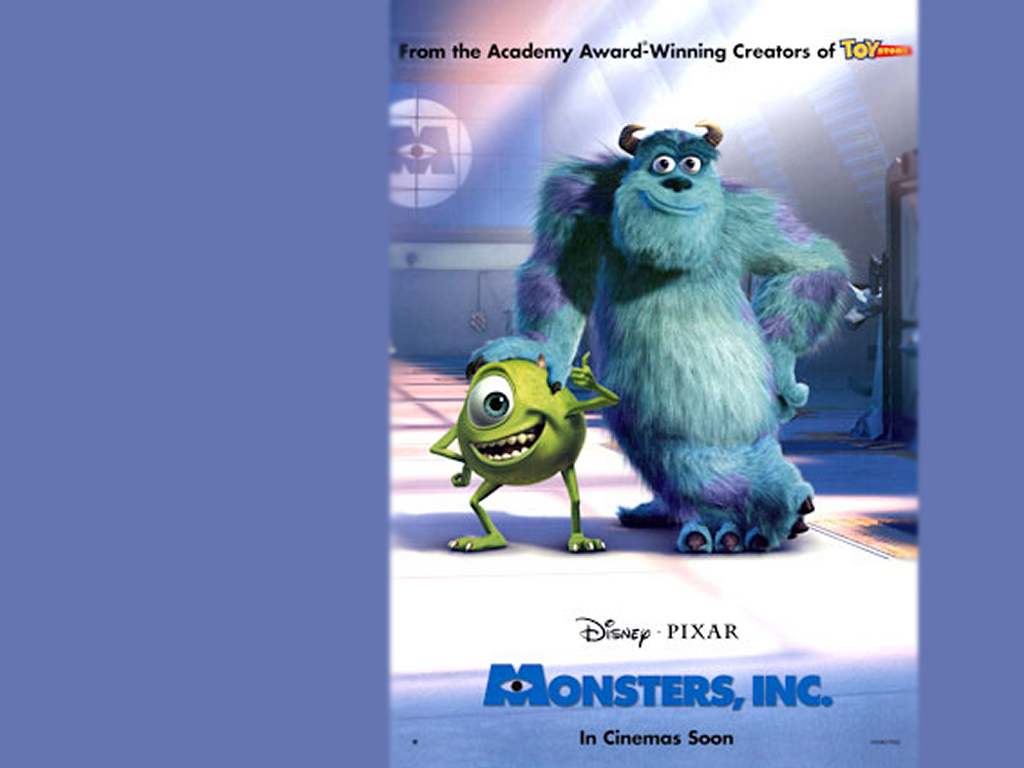 Monsters, Inc - - Monsters Inc Poster - HD Wallpaper 