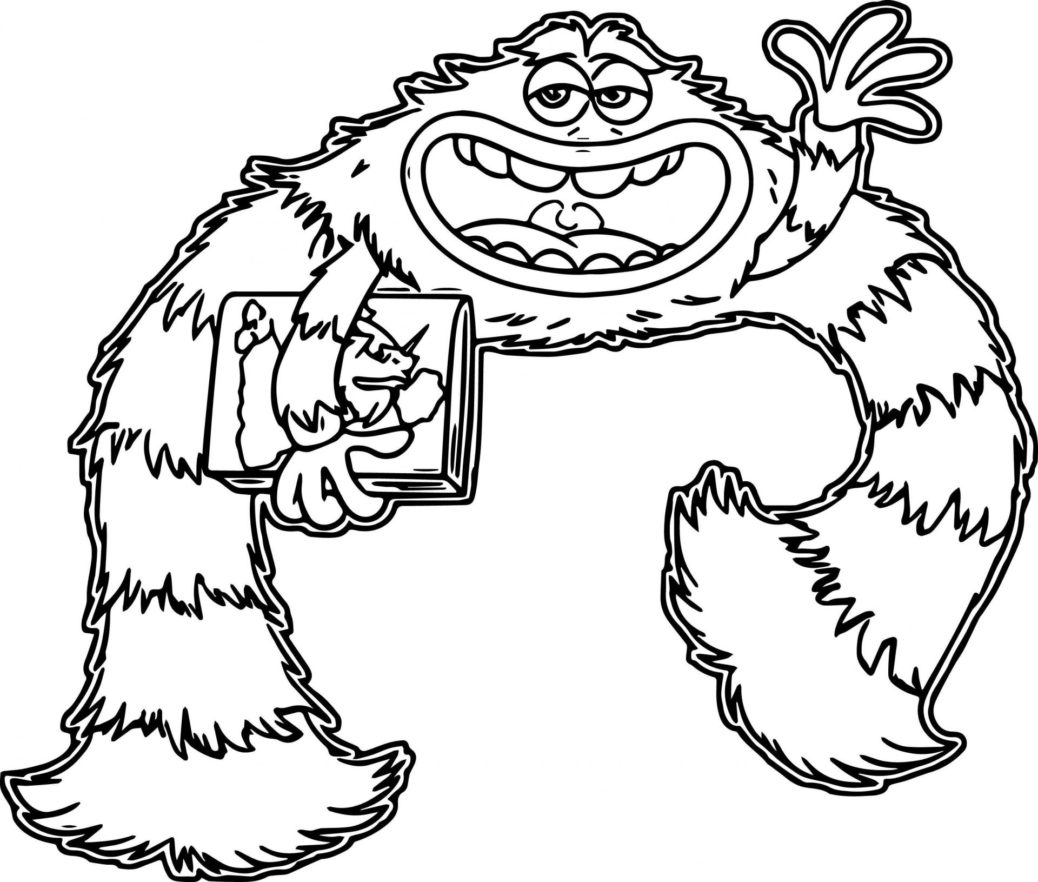 Love Sulley Coloring - Monsters Inc Character Coloring Page - HD Wallpaper 