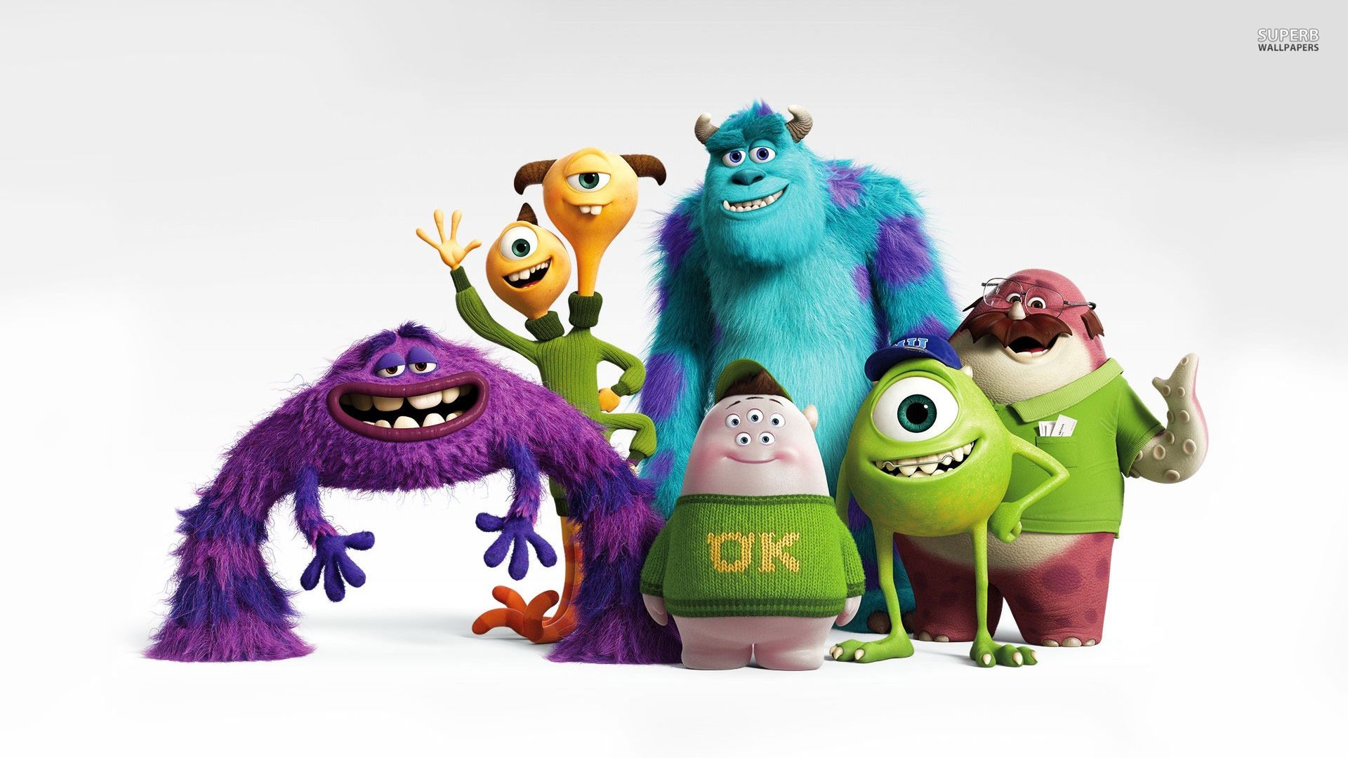 Monsters University - HD Wallpaper 