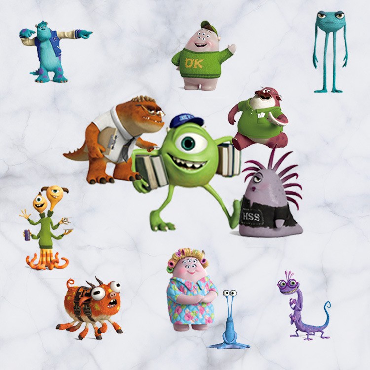 Monsters University Personajes Nombres - HD Wallpaper 