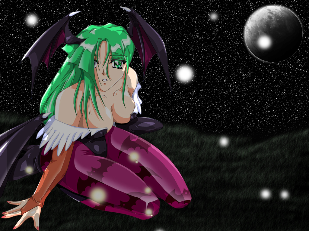 Darkstalkers Morrigan Aensland - Morrigan Aensland - HD Wallpaper 