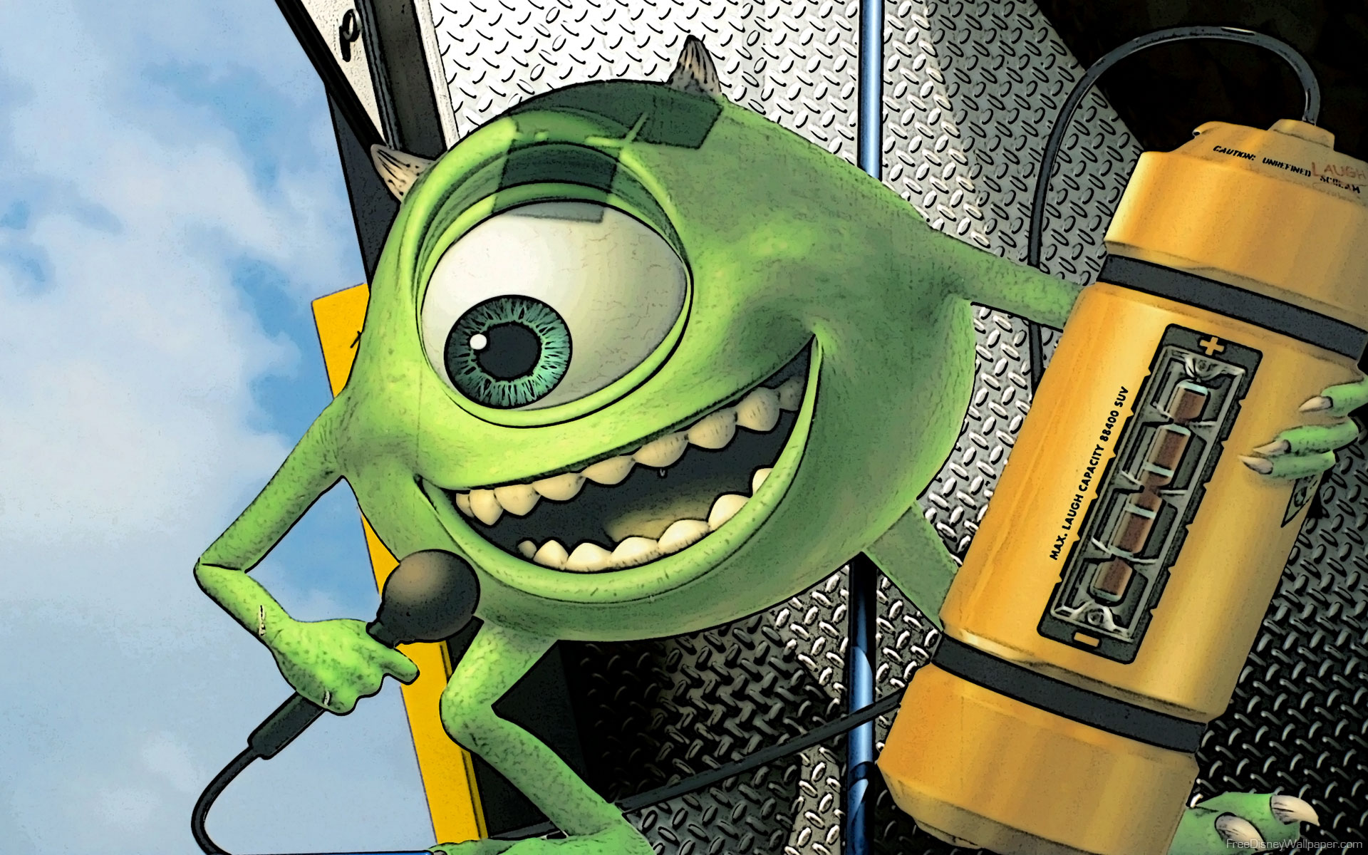 Monsters, Inc. Laugh Floor - HD Wallpaper 