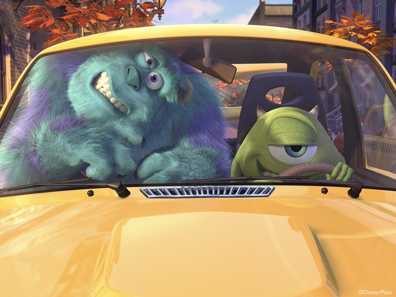 Mike S New Car - Sully Monsters Inc Car - HD Wallpaper 