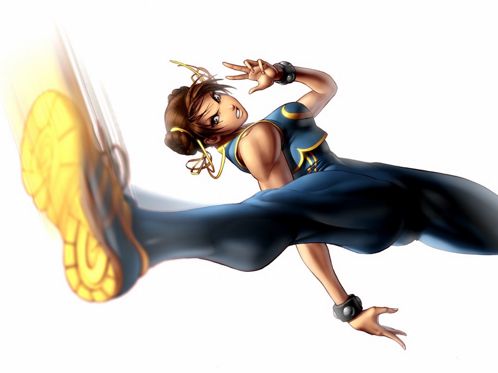 Street Fighter Wallpaper - Chun Li Art - HD Wallpaper 