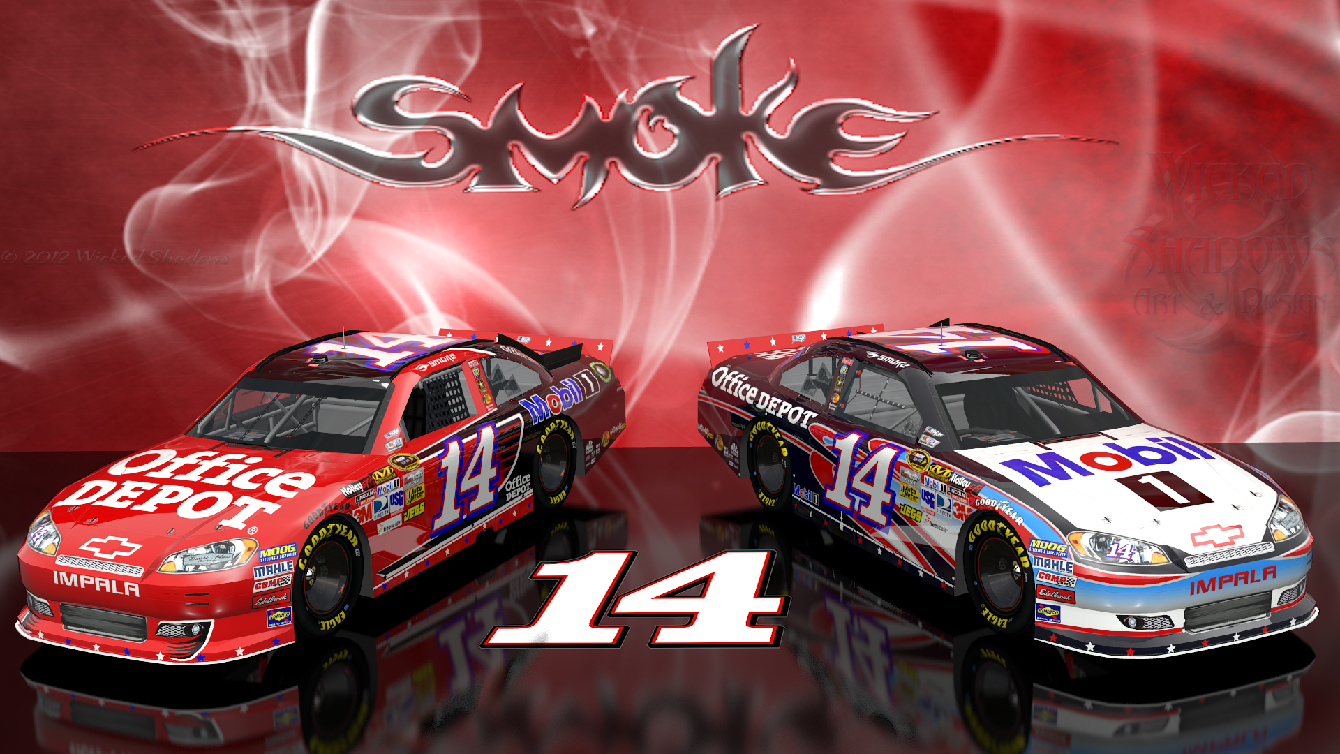 Tony Stewart Office Depot Mobile 1 Cars Wallpaper With - Tony Stewart - HD Wallpaper 