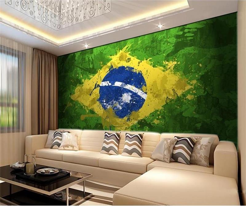 Papel De Parede Bandeira Brasil - HD Wallpaper 