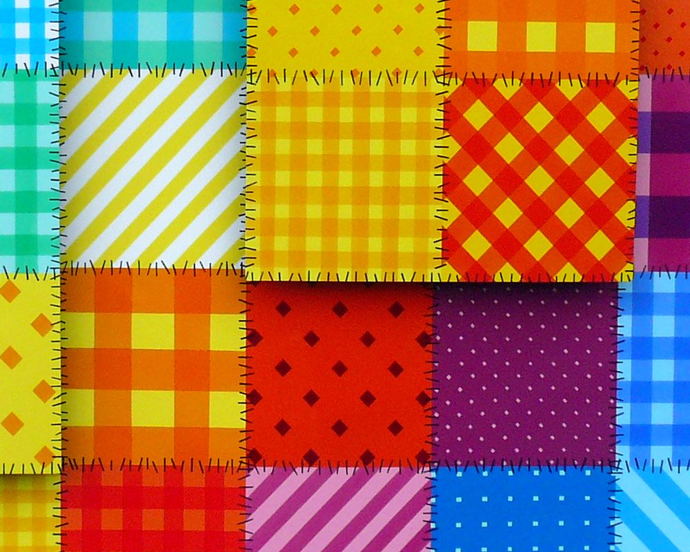 Retalho Colorido - HD Wallpaper 