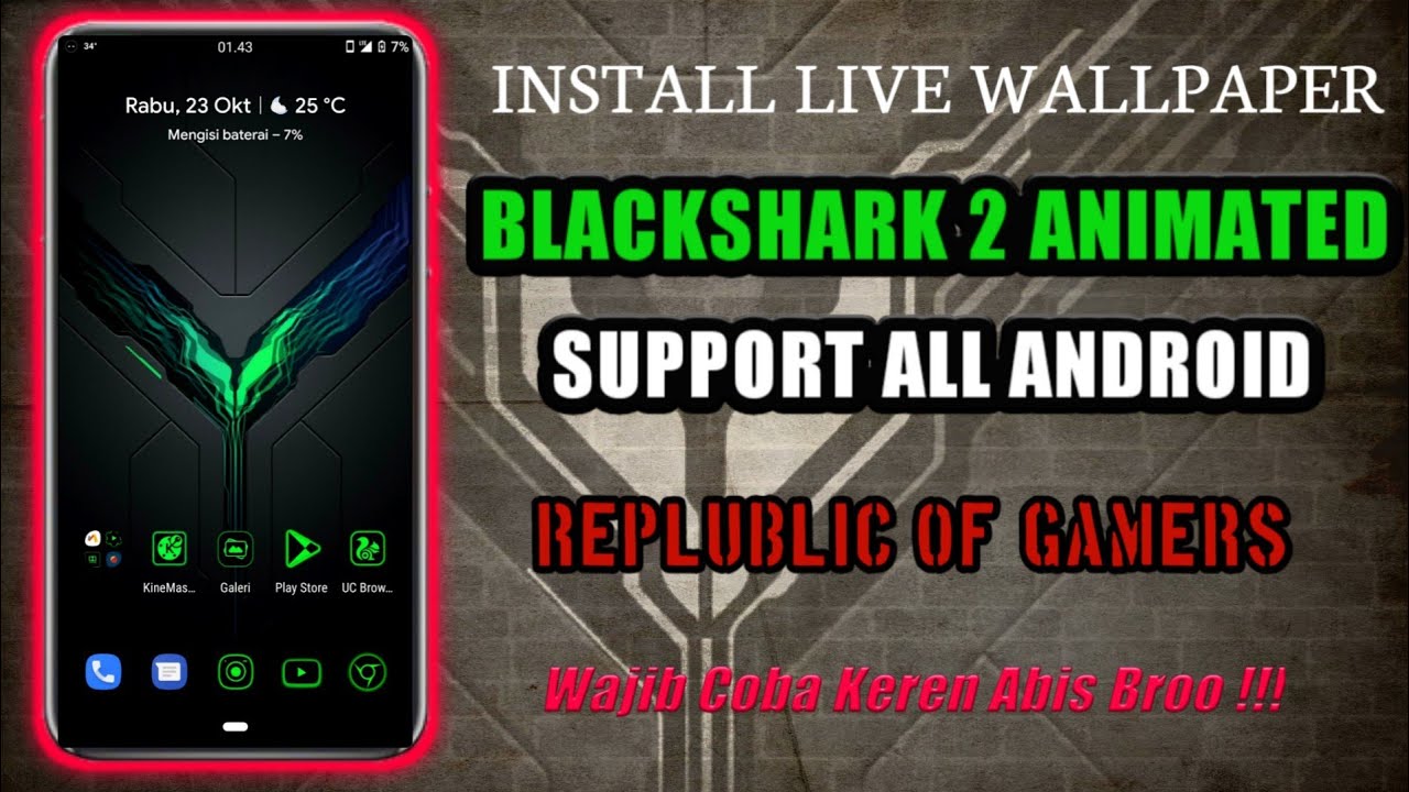 Kunci Layar Xiaomi Black Shark - HD Wallpaper 