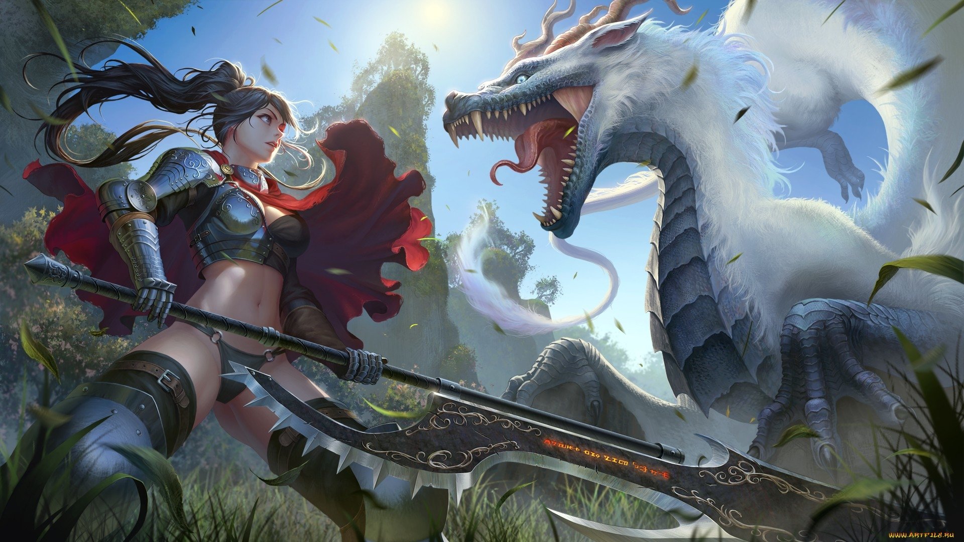 Fantasy Dragon Fan Art - HD Wallpaper 