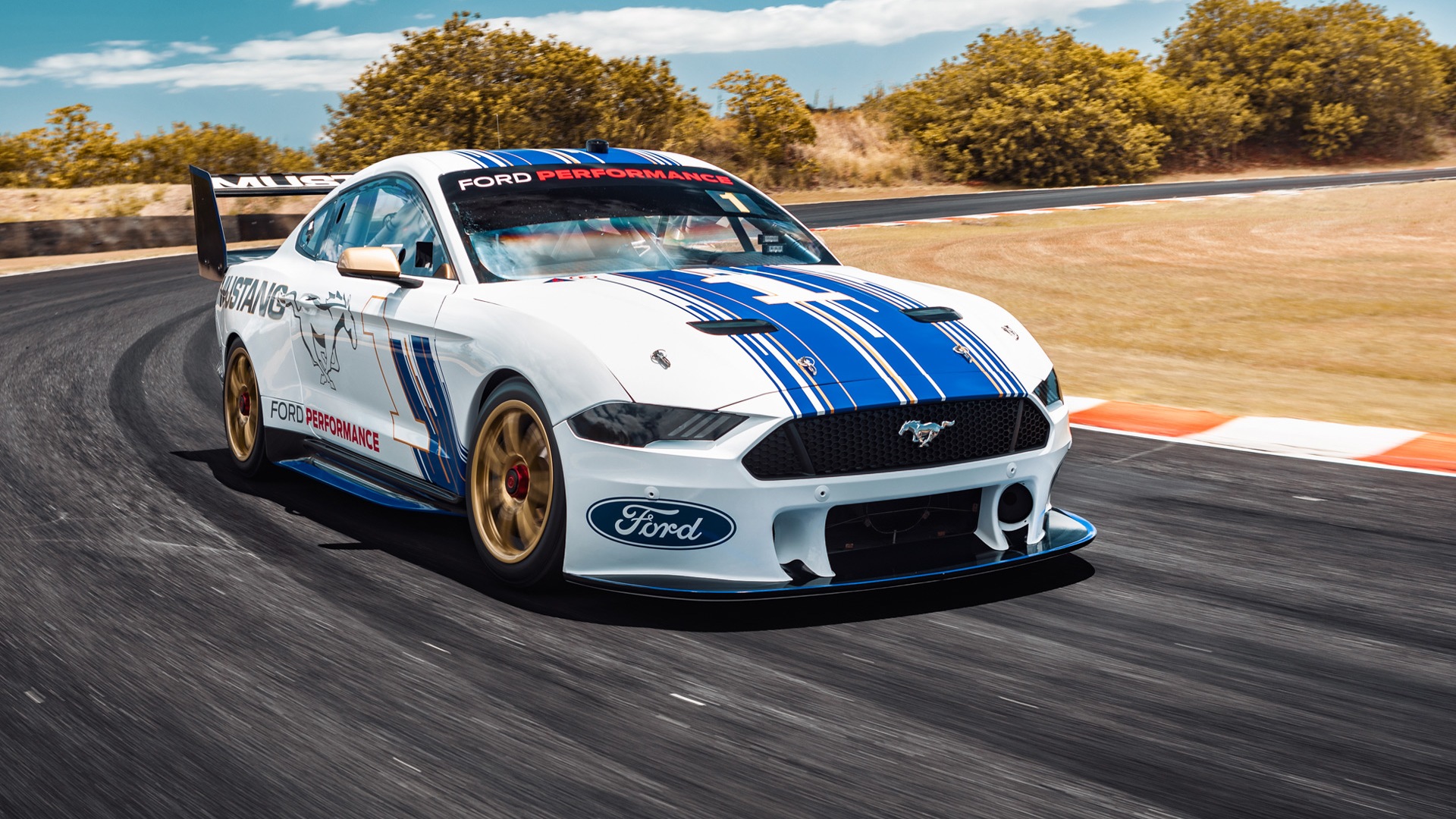 2019 Ford Mustang Australia Supercars Race Car - Racing Mustang - HD Wallpaper 