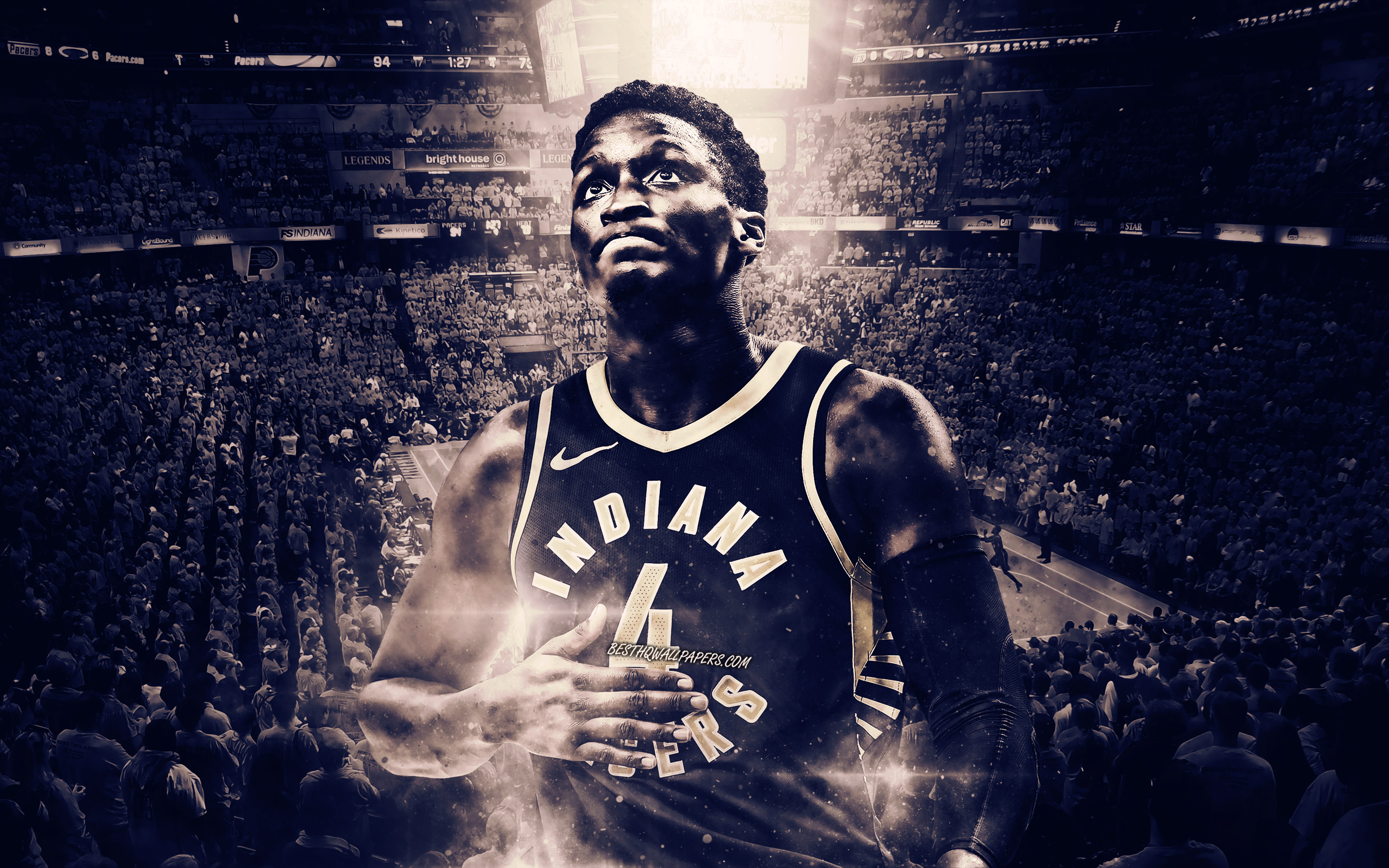 Victor Oladipo, Bankers Life Fieldhouse, Indiana Pacers, - Basketball Player - HD Wallpaper 