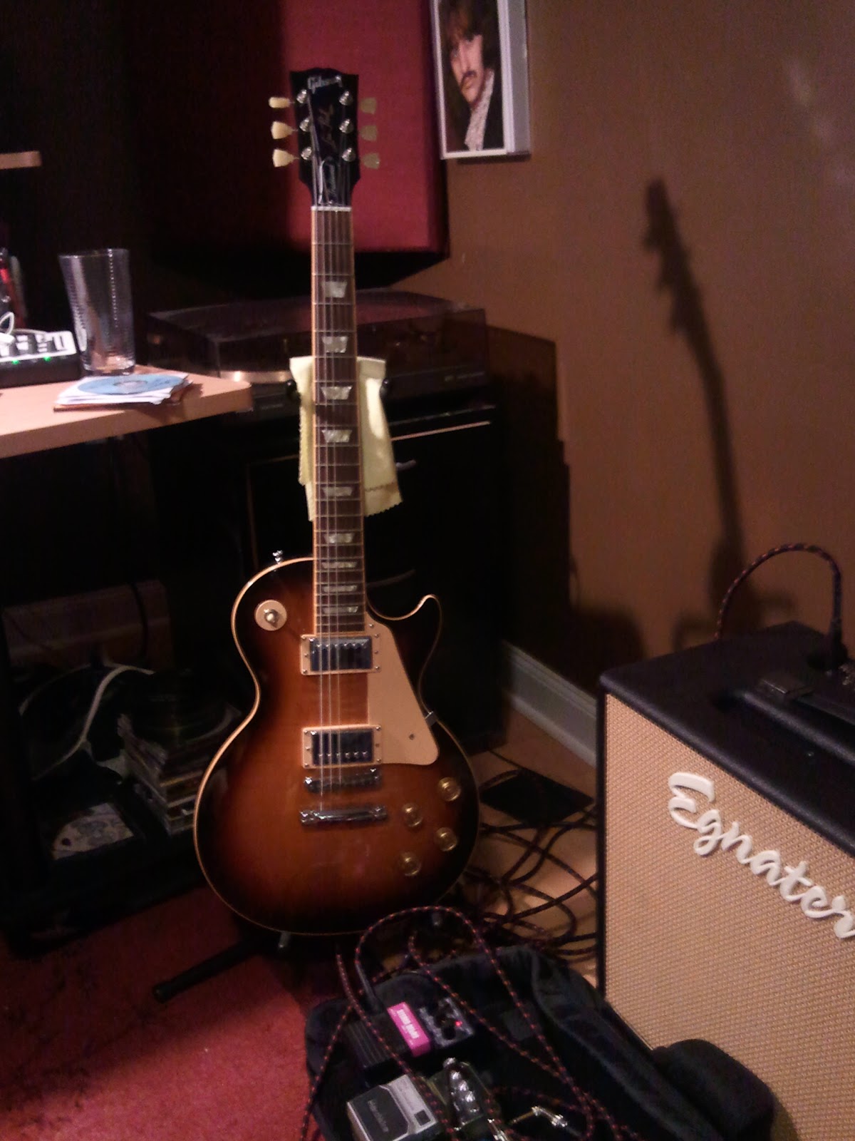 Les Paul Desert Burst 2008 - HD Wallpaper 