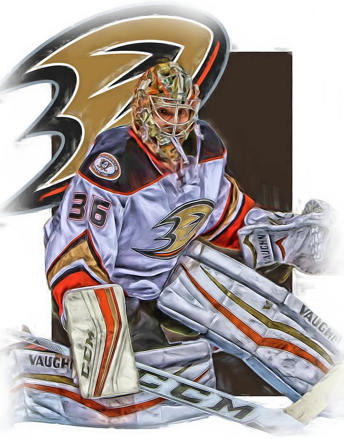 Anaheim Ducks John Gibson Background - HD Wallpaper 