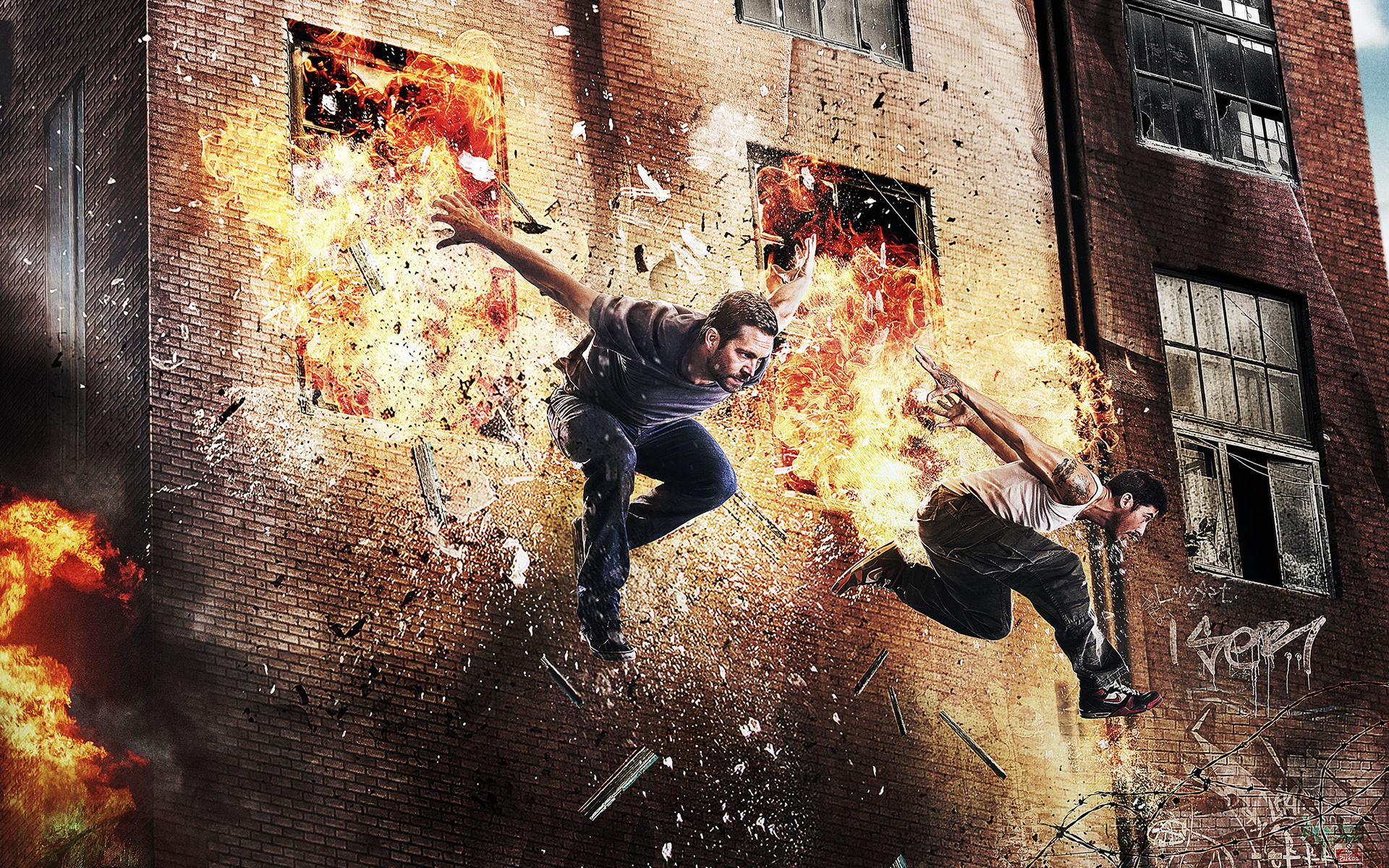 Paul Walker David Belle Brick Mansions - HD Wallpaper 