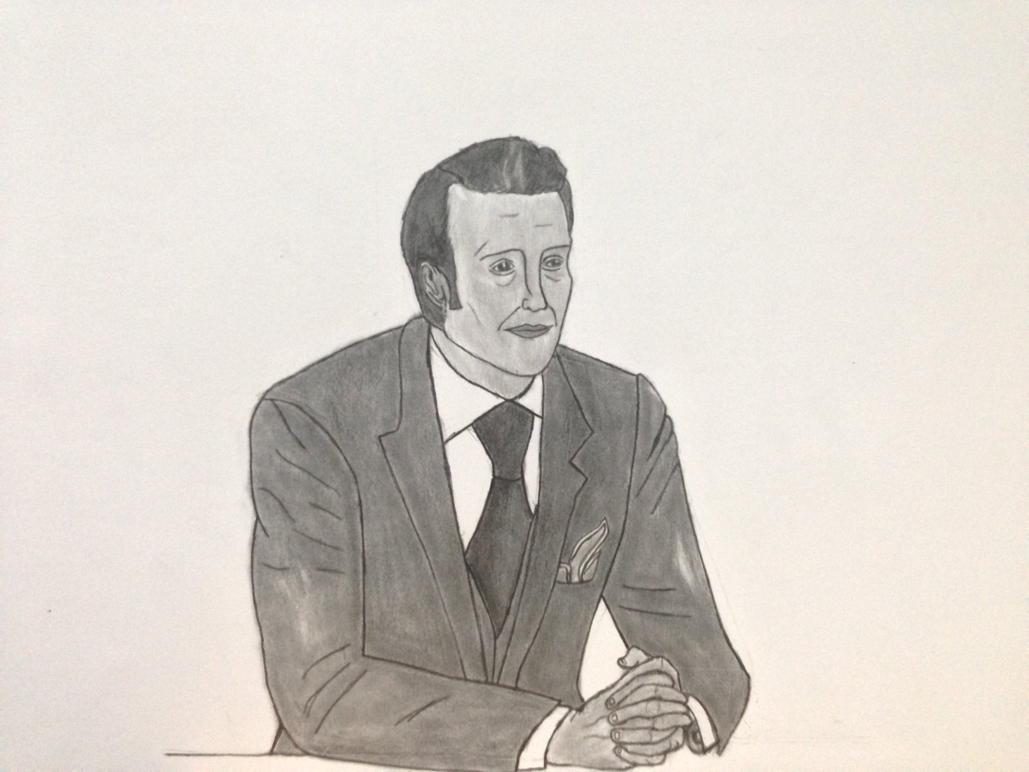 Mads Mikkelsen Fan Art - HD Wallpaper 