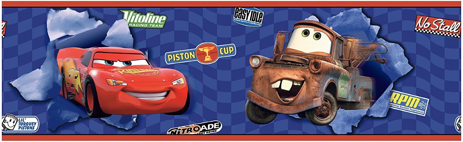 Cars Lightning Mcqueen & Mater Border - HD Wallpaper 