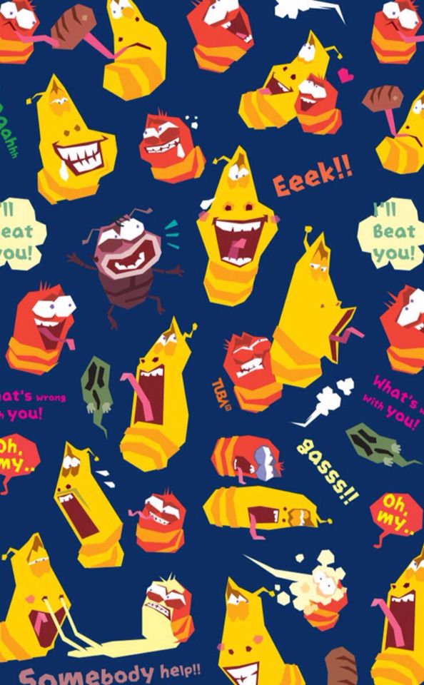 Papel De Parede Larva - HD Wallpaper 