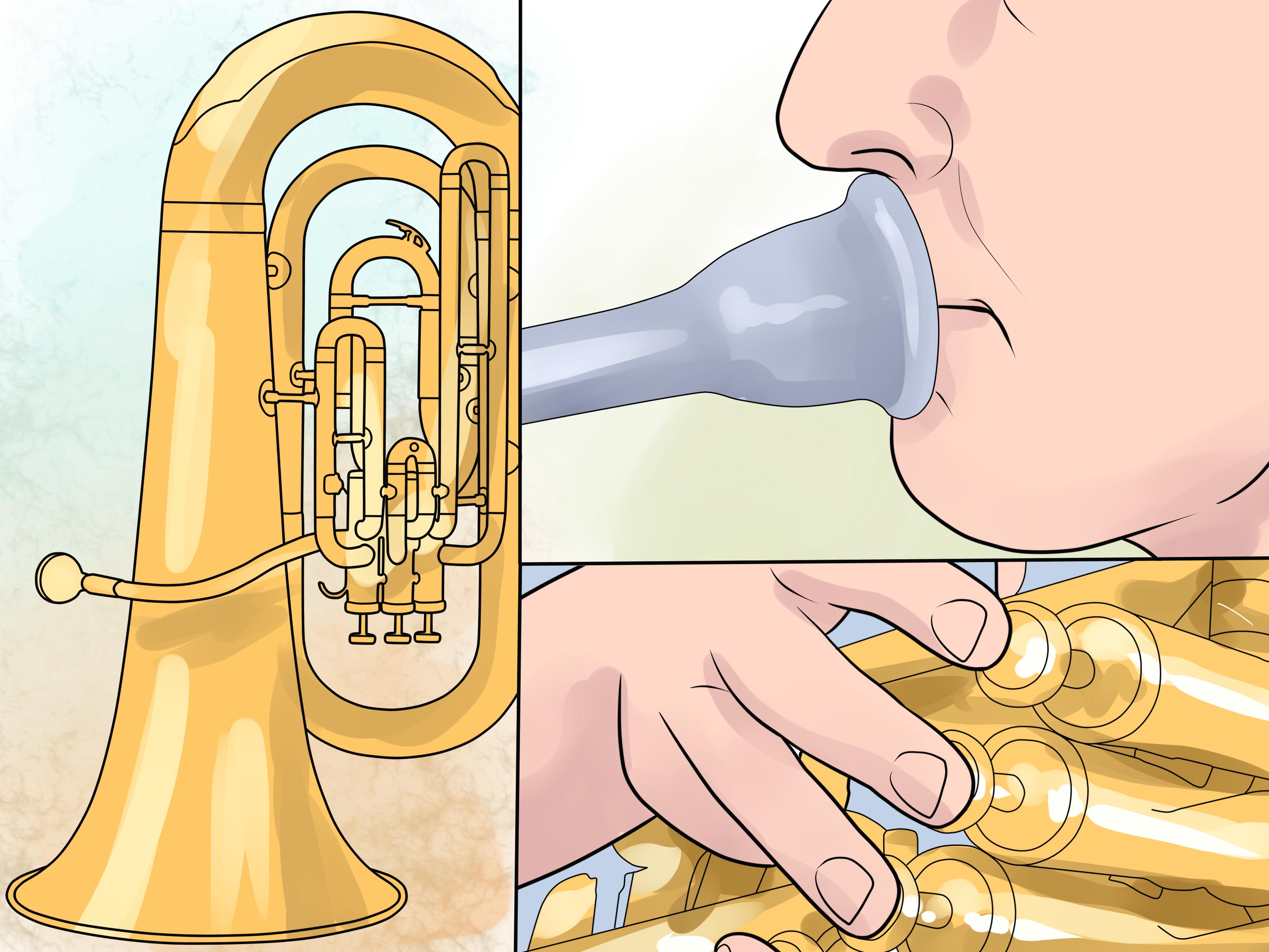 Image Titled Play A Tuba Step - Play The Tuba - HD Wallpaper 