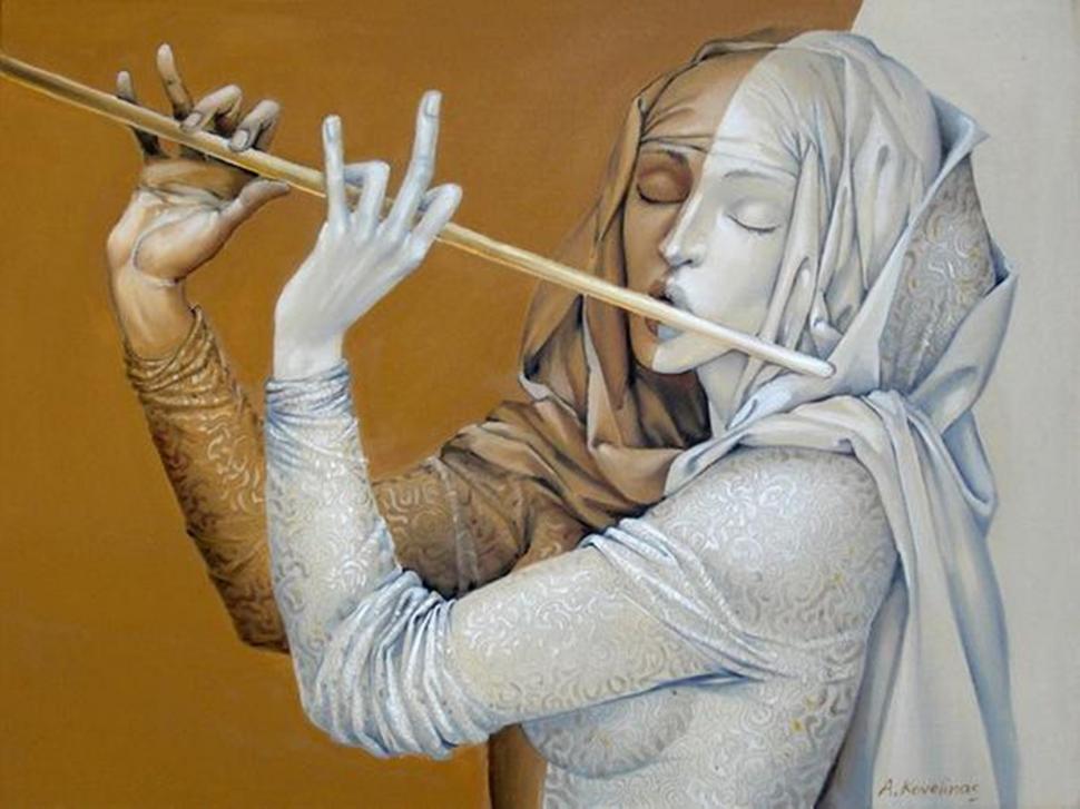 The Magic Flute Wallpaper,artist Wallpaper,drawing - Andrius Kovelinas - HD Wallpaper 