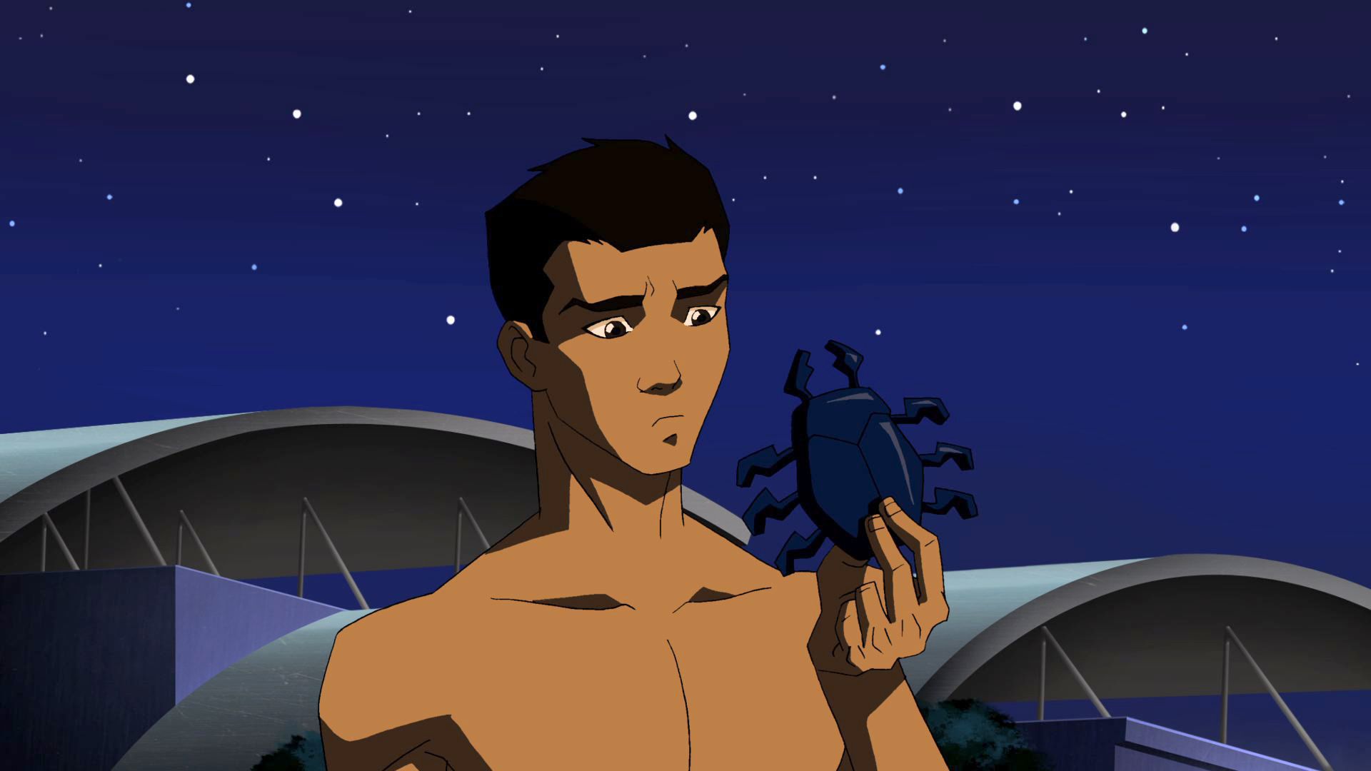 Jaime Reyes Blue Beetle Young Justice - HD Wallpaper 