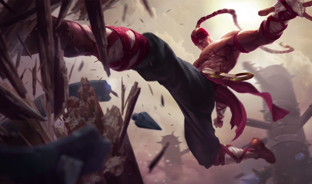 Lee Sin Splash Art - HD Wallpaper 