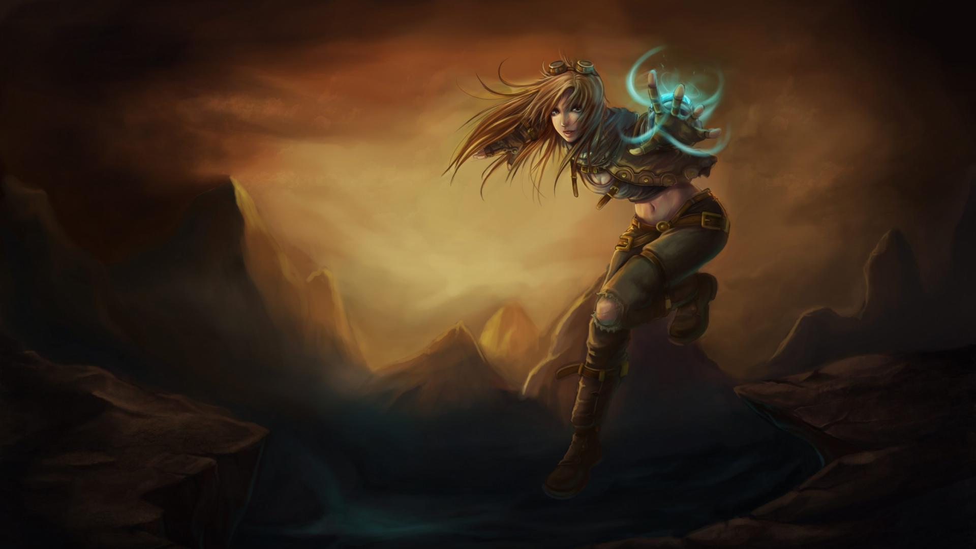 Female Ezreal - HD Wallpaper 