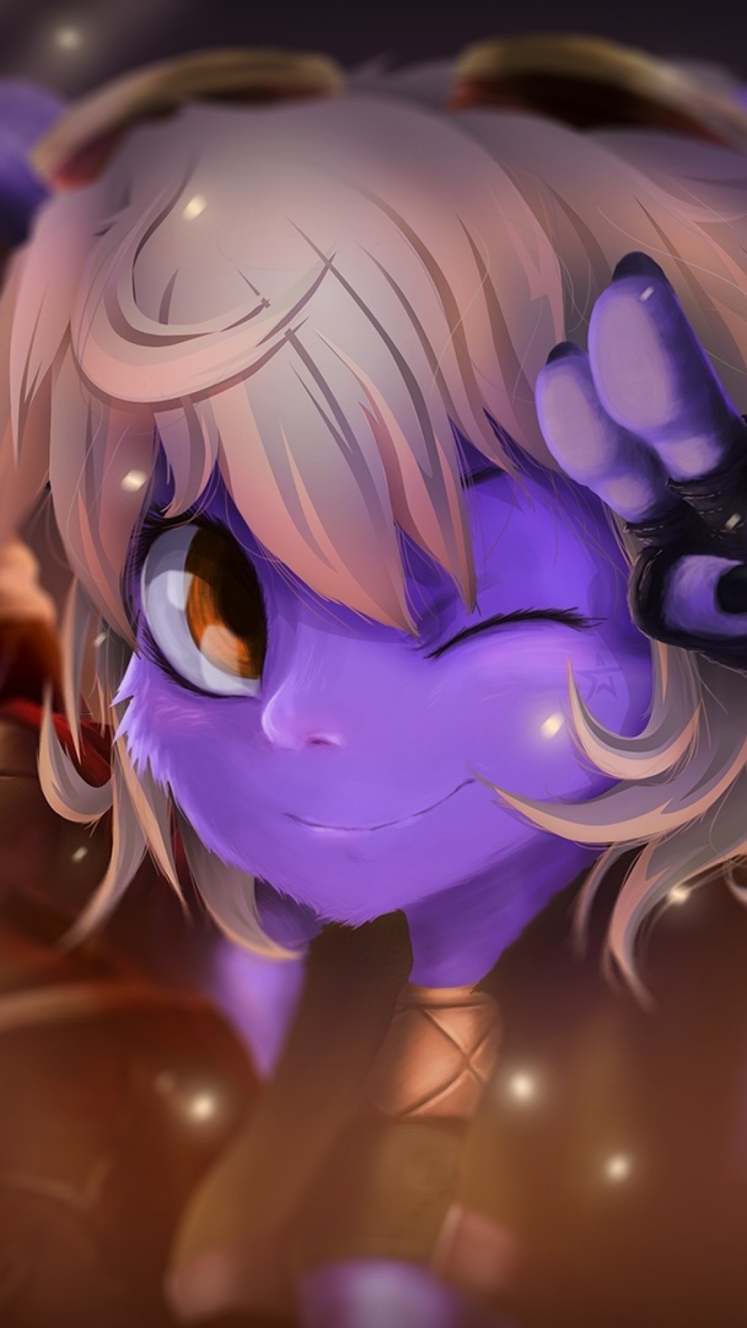 League Of Legends, Tristana, Wink, Artwork - Tristana - HD Wallpaper 