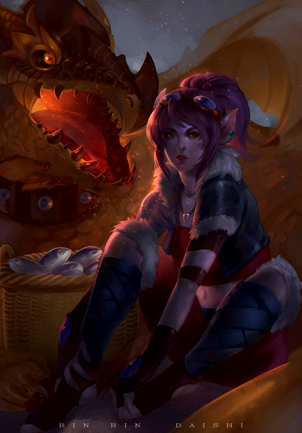 Dragon Trainer Tristana Art - HD Wallpaper 