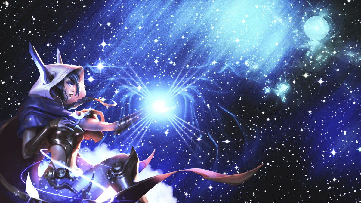 Cosmic Dusk Xayah Wallpaper Hd - HD Wallpaper 