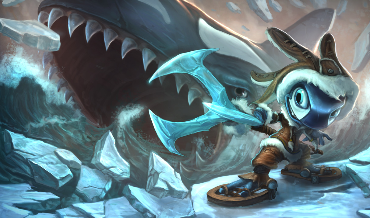 Tundra Fizz Skin Wallpaper - Fizz League Of Legends Champion - HD Wallpaper 