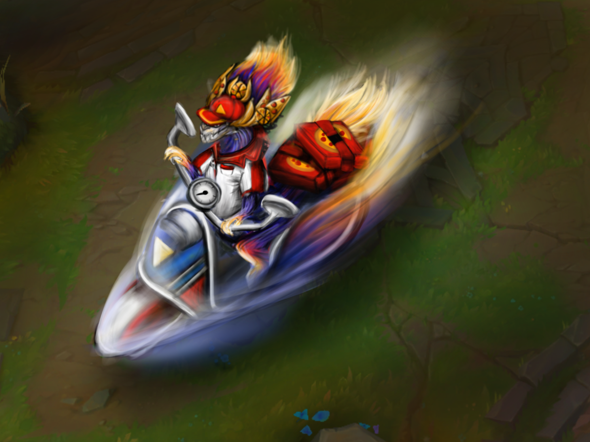 Pizza Delivery Aurelion Sol - HD Wallpaper 