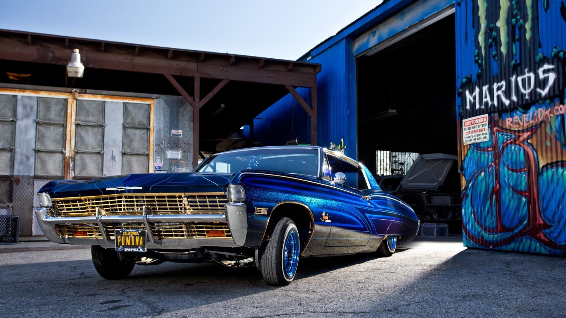 Vehicles Automobiles Auto Lowrider Automobile Custom - Lowrider Car - HD Wallpaper 