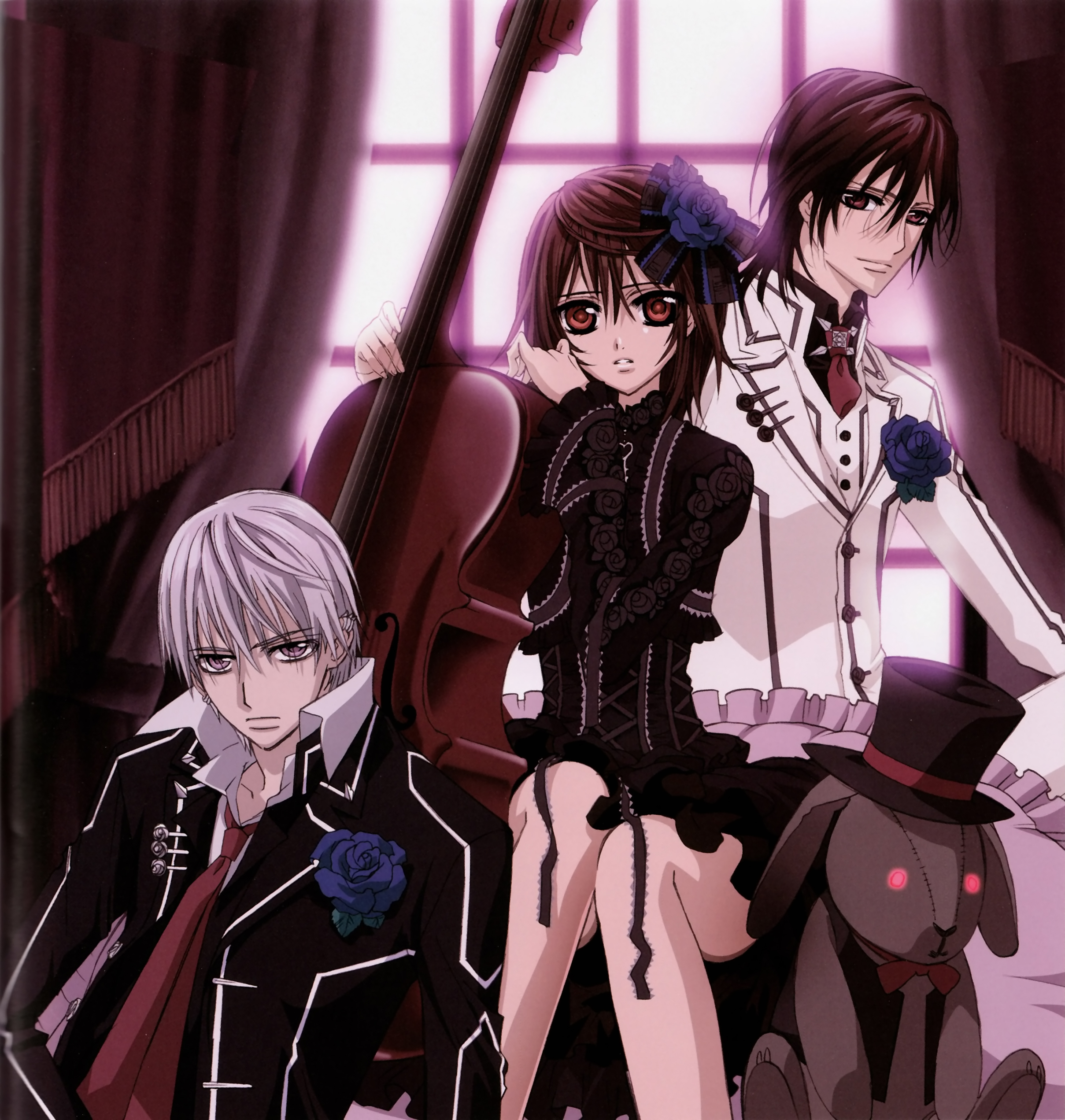 Vampire - Knight - Full - - Yuki Zero Kaname Kuran Vampire Knight - HD Wallpaper 