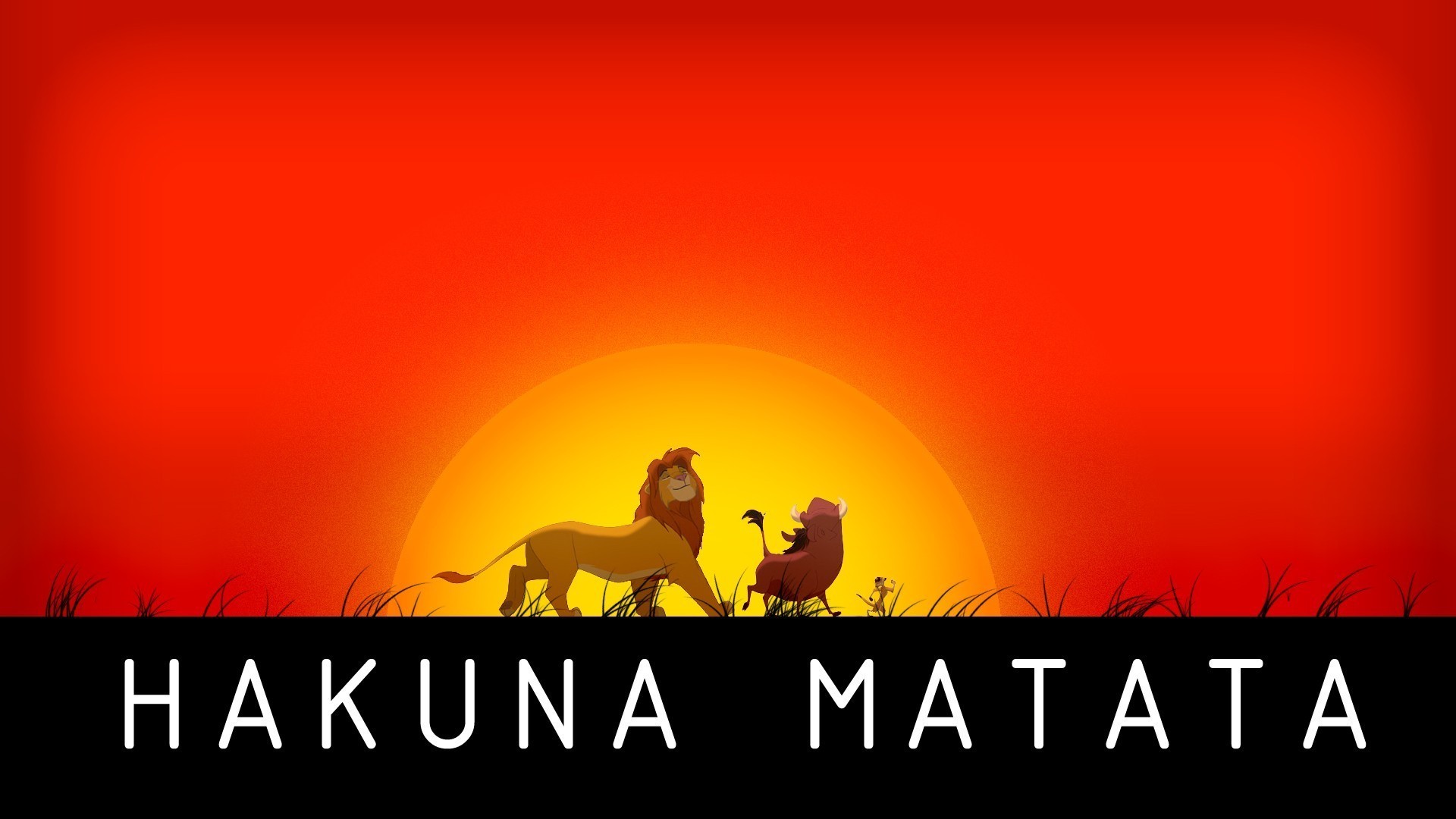 1920x1080, Hakuna Matata Kã¶nig Der Lã¶wen Keine Sorgen - Desktop Wallpaper Lion King - HD Wallpaper 