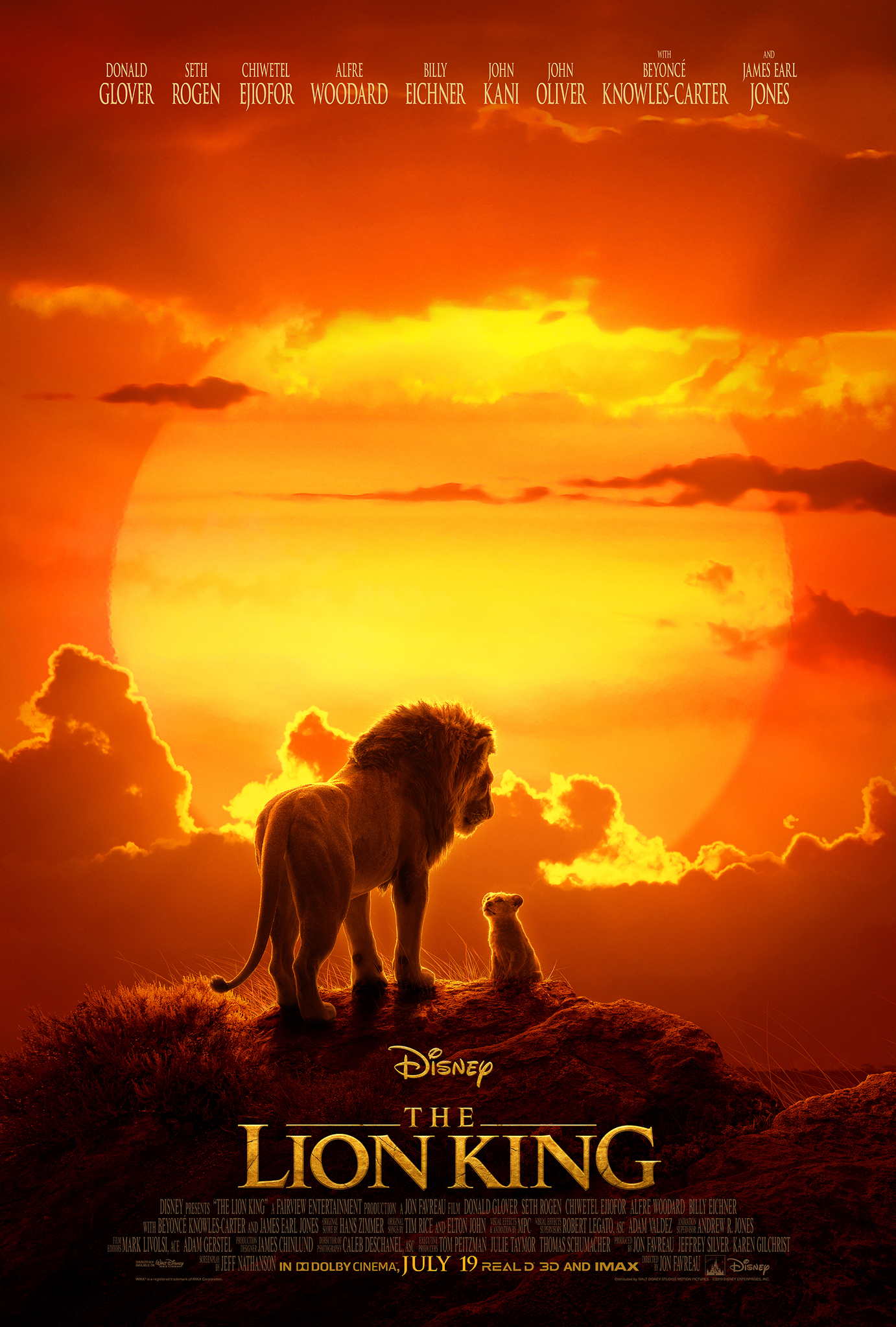 Mufasa v6 24x36 The Lion King 2019 Movie Poster - James Earl Jones