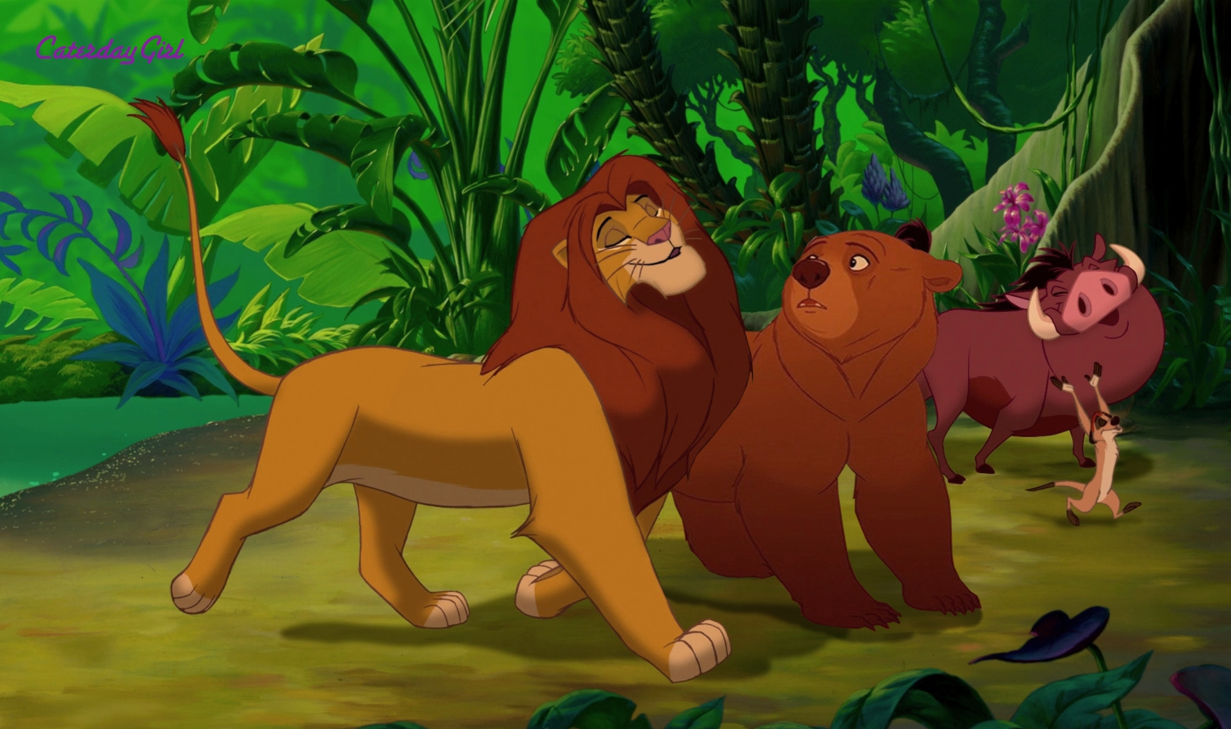 Hakuna Matata - Timon Y Pumba Gif - HD Wallpaper 