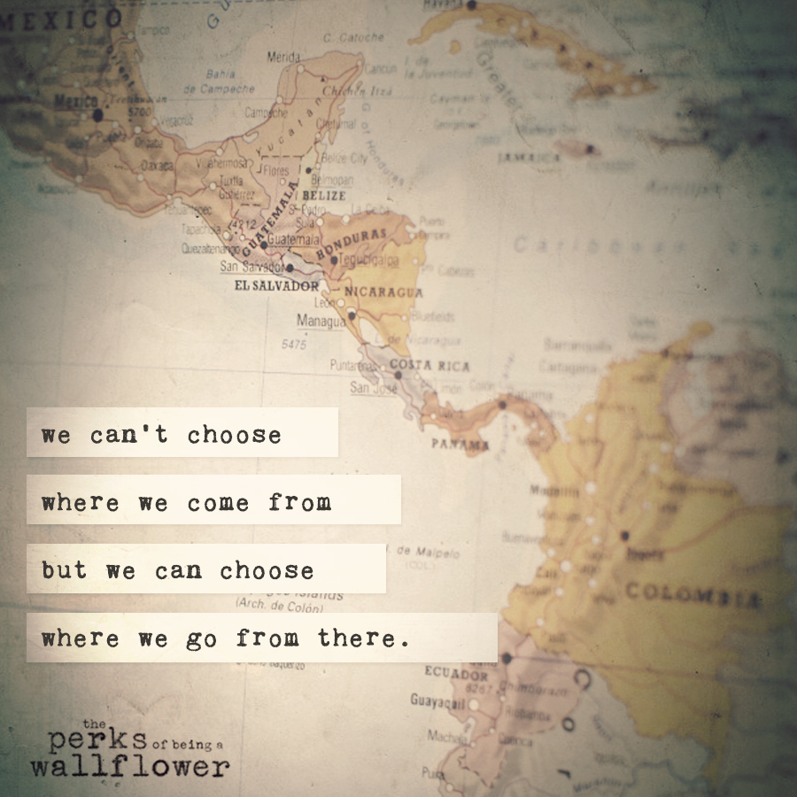 The Perks Of Being A Wallflower - We Can T Choose Where We Come - HD Wallpaper 