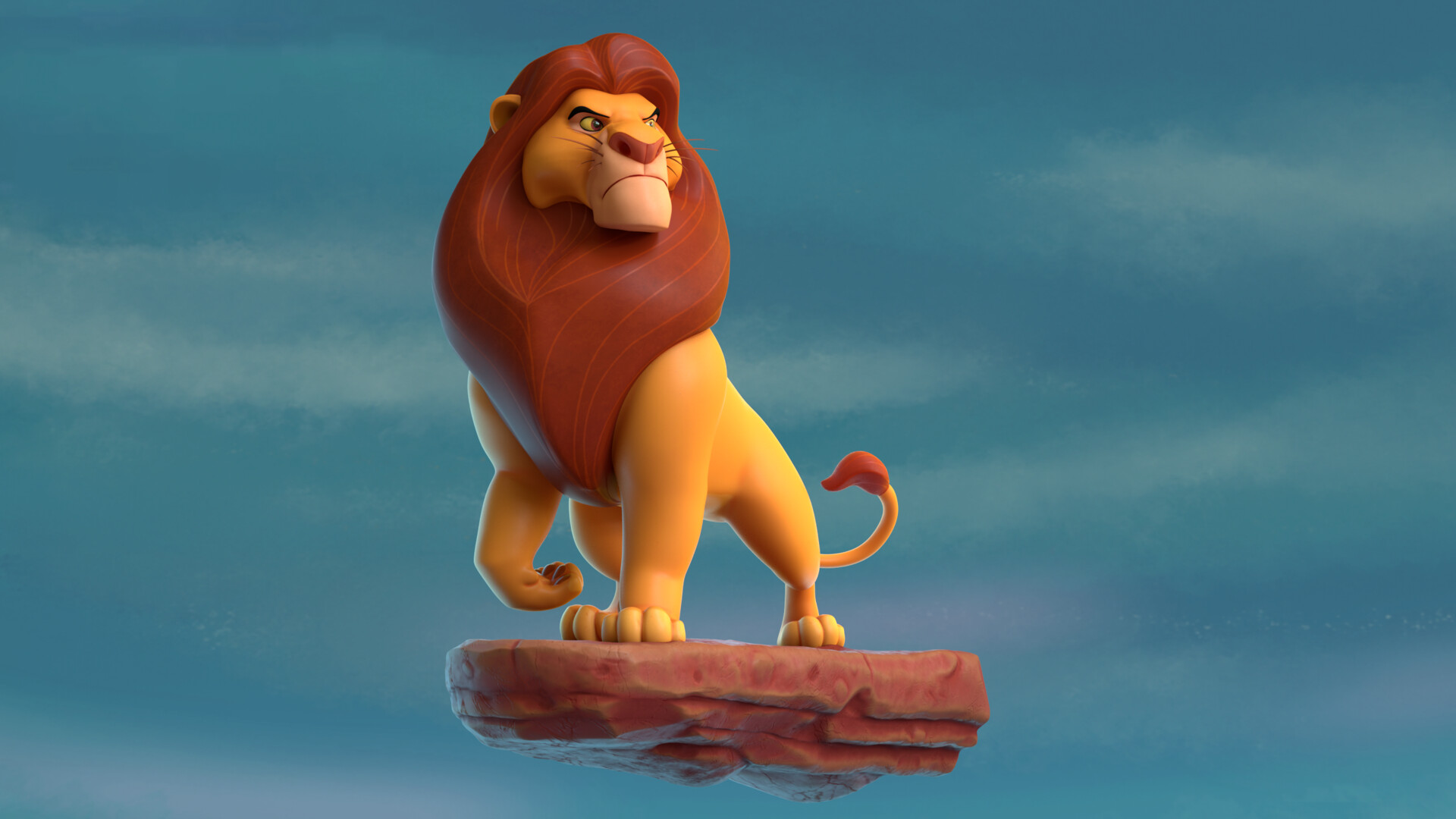 Mufasa Lion King Model 3d - HD Wallpaper 