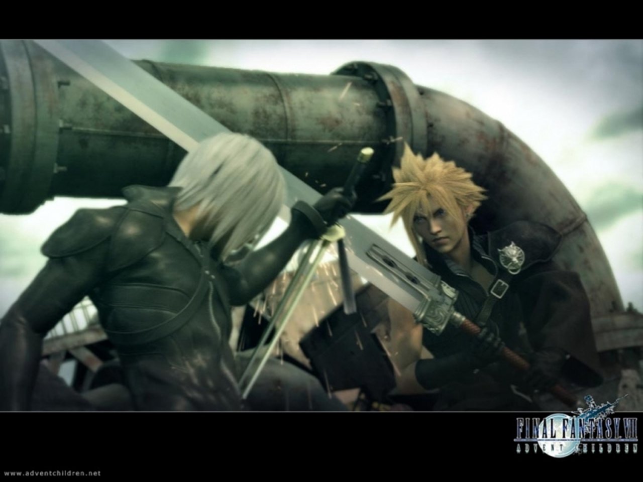 Cloud Strife Wallpaper - Final Fantasy 7 Advent Children - HD Wallpaper 